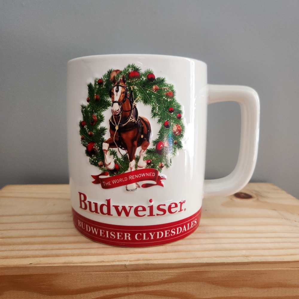 Budweiser Clydesdale Christmas Mug